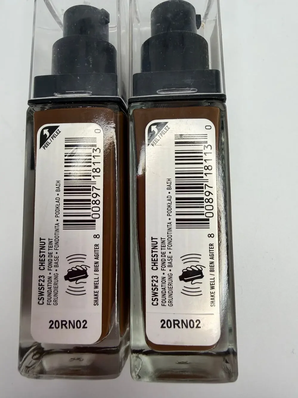 NYX Can't Stop Won't Stop Foundation Cocoa CSWSF23 24HR Matte Lot of 2